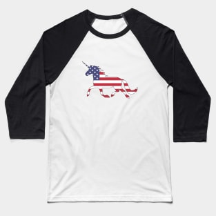 American Unicorn Baseball T-Shirt